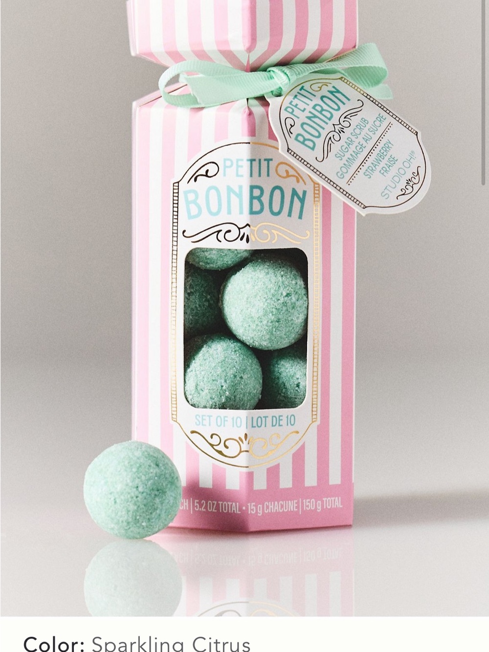 Anthropologie  Sparkling citrus salt scrubs